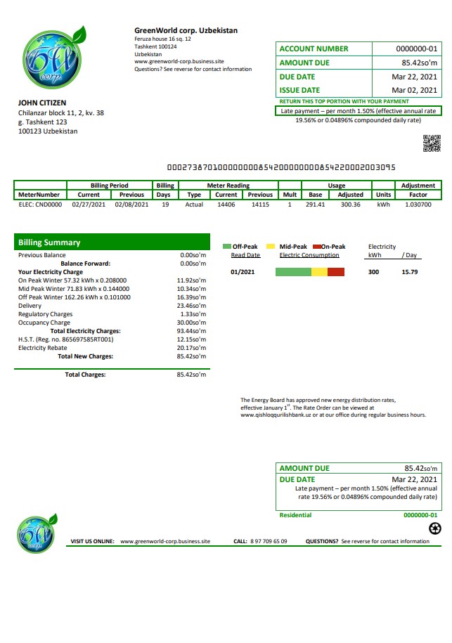  Minol USA business utility bill 